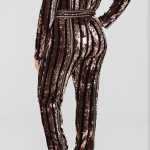 Sequined jumpsuit